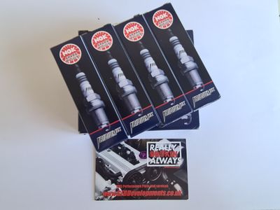 BKR9EIX Spark Plugs x4