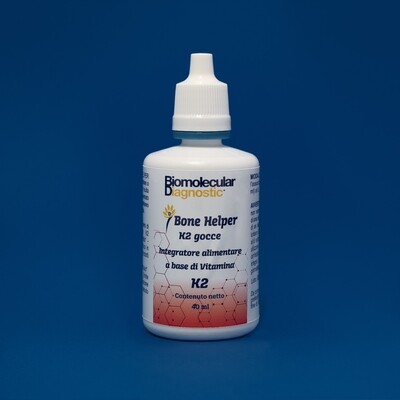 Bone Helper K2 Gocce ad alta biodisponibilità Bone Helper K2 Gocce ad alta biodisponibilità