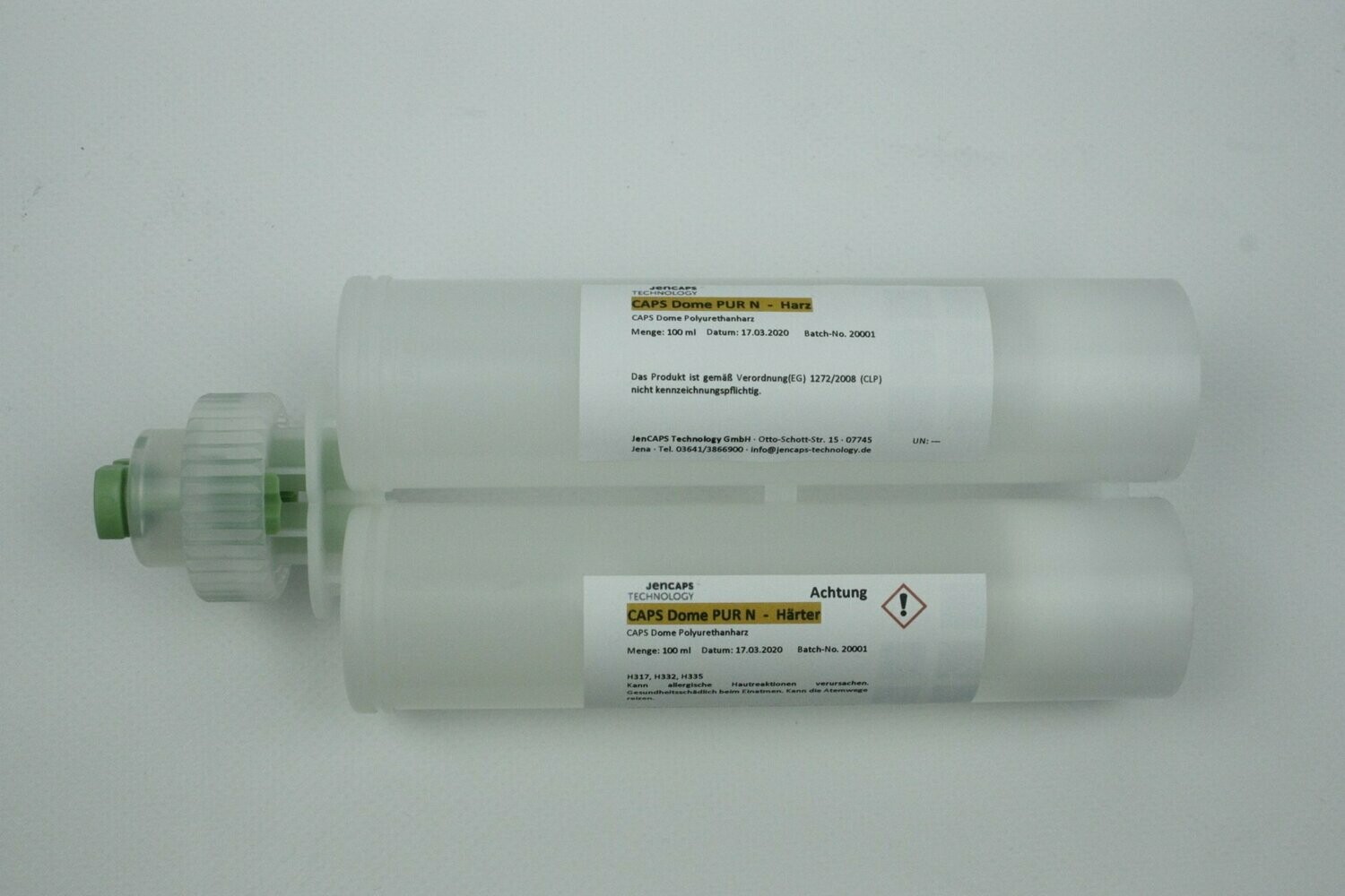 Domingmaterial PUR N Kartusche 200 ml, 2 Kartuschen, 2 Mischer 