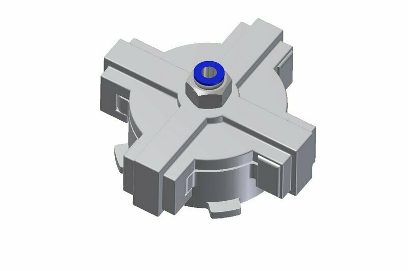 Großkartuschenadapter Weiß