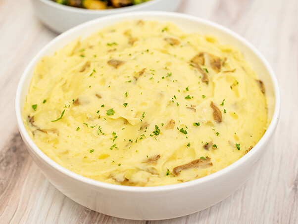Golden Garlic Mashed Potatoes