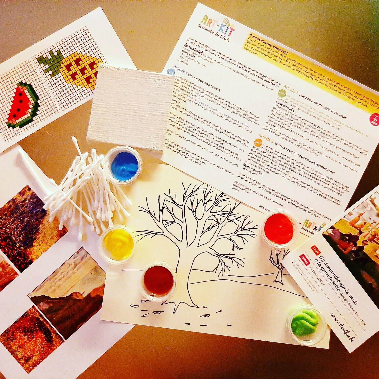 Kit POINTILLISME
