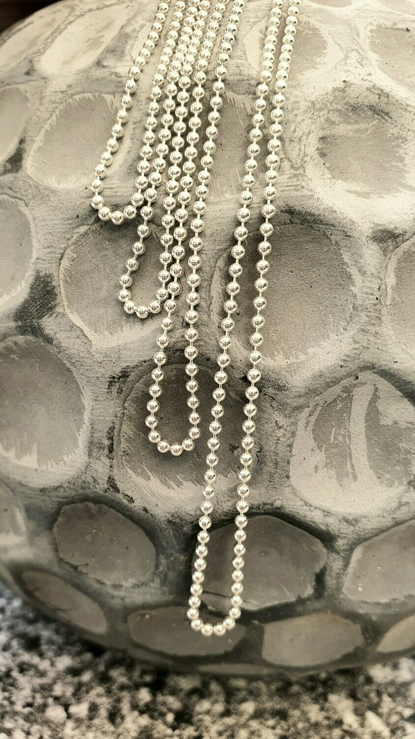 Kugelkette Silber 925, 42 cm