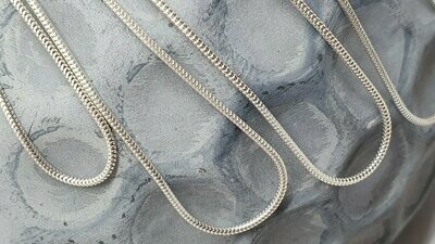 Schlangenkette Silber 925 - kräftig, 45 cm