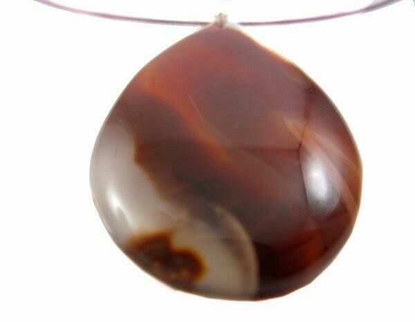 Sold Mookaite Garnet, Brown, Opaline gemstone necklace pendant unique, ONE-OFF Agate pendant