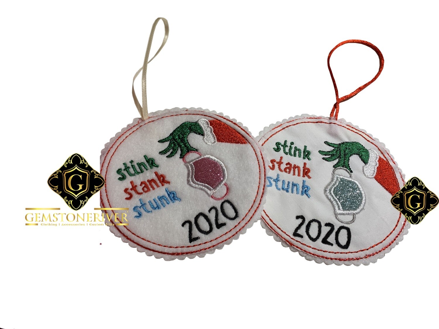 2020 Christmas stink stank stunk memento tree hanging ornament coaster wall gift decoration