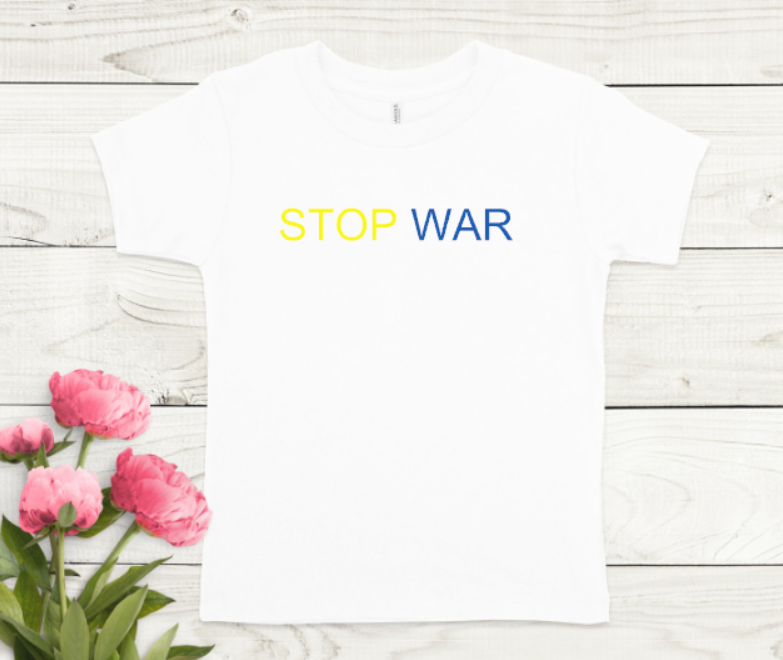 STOP WAR Tshirt - Ukraine Anti War Protest Freedom Charity Support