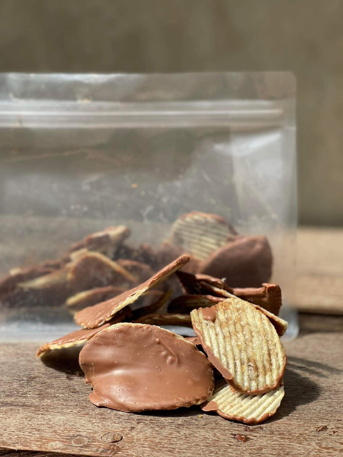 200g MILK Chocolate-Covered Potato Chips 