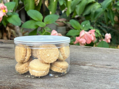 Sesame Lemongrass Sand Cookies (15pcs)