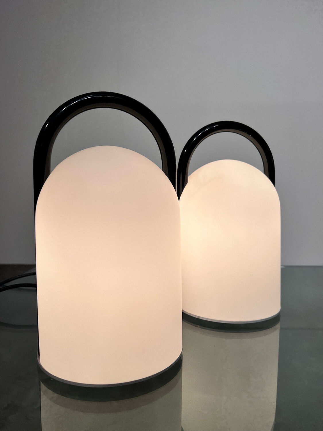 Coppia di lampade Romolo Lanciani per Tronconi