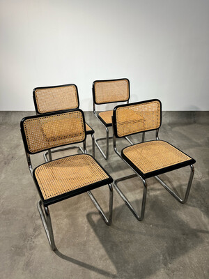 Set di quattro sedie cesca designer Marcel Breuer