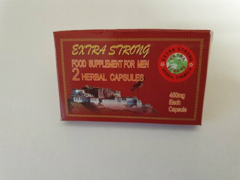 Extra Strong x 2 herbal capsules