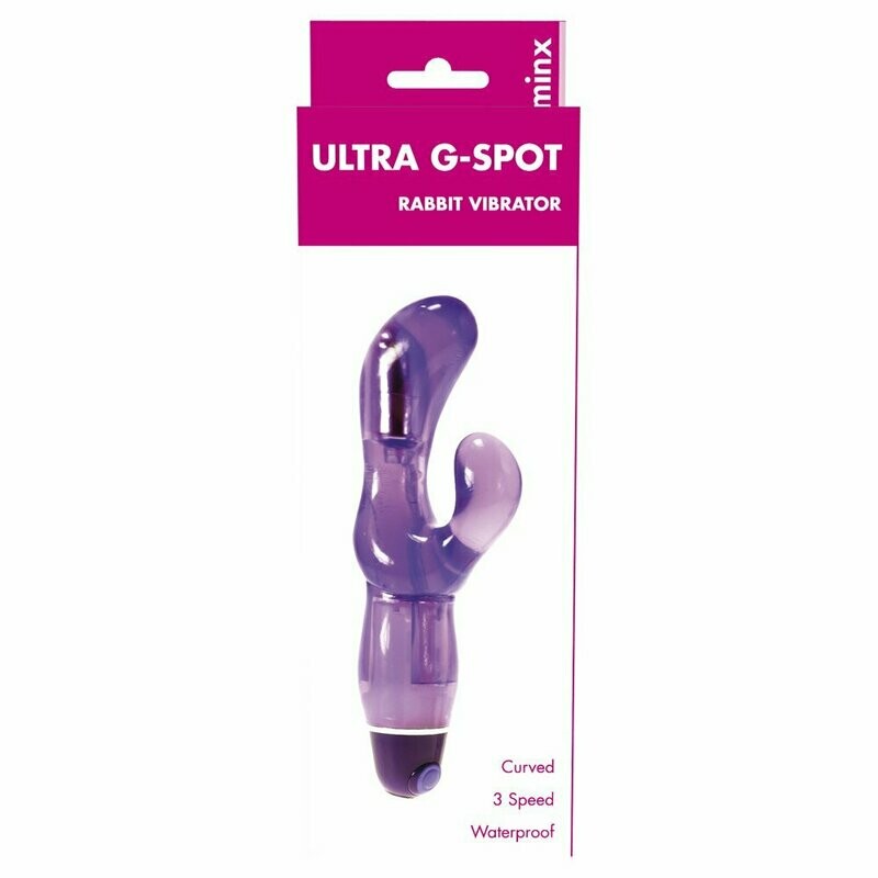 Minx Ultra G G-Spot Vibrator Rabbit Vibrator Purple OS