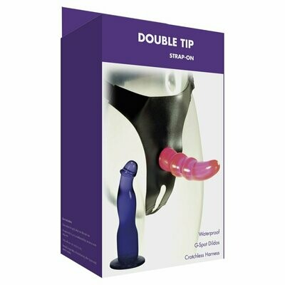 Kinx Double Tip Strap On Pink OS