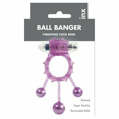 Linx Ball Banger Cock Ring Purple OS