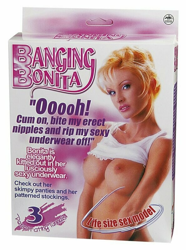 Nanma Banging Bonita Life Size Love Doll With 3 Penetrating Holes Pink OS
