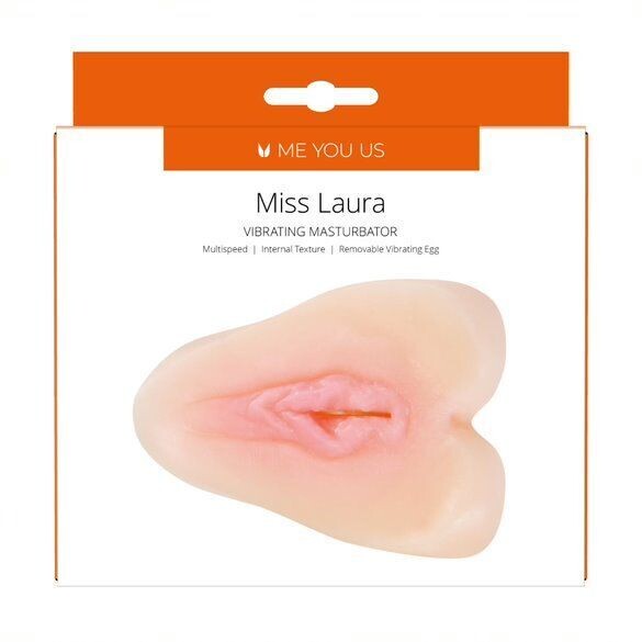Me You Us Miss Laura Vibrating Masturbator Flesh
