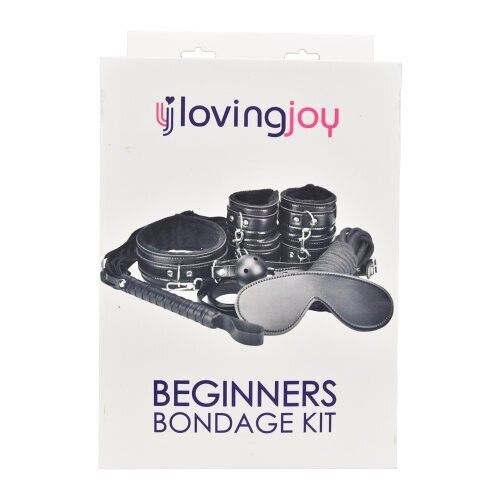 Loving Joy Beginner’s Bondage Kit Black (8 Piece)