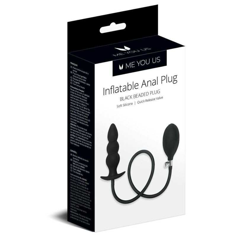 Me You Us Inflatable Anal Beaded Plug