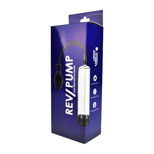 Rev/pump black penis pump