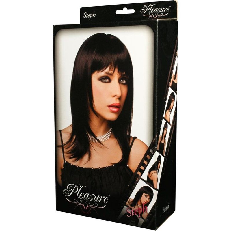 Steph Black long wig