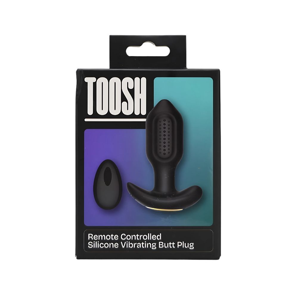 Toosh Remote Controlled Silicone Vibrating Butt Plug