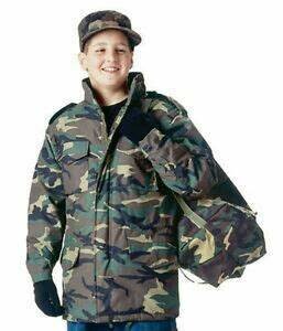 M-65 Field Jacket Woodland Camo Youth M-65 Field Jacket Woodland Camo Youth