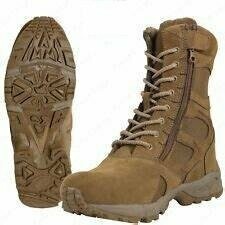 Deployment Side Zipper Boots, 8 Deployment Side Zipper Boots, 8" - Coyote Brown