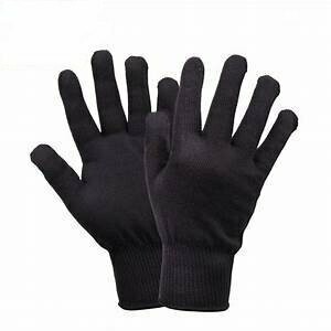 Wool Gloves/Liner - Black