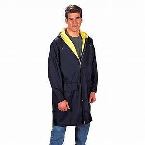 Reversible 3/4 Length Rain Parka - Navy/Yellow Reversible 3/4 Length Rain Parka - Navy/Yellow