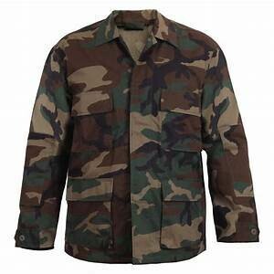 BDU Shirt - Woodland Camo