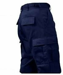 BDU Shorts - Navy Blue Long