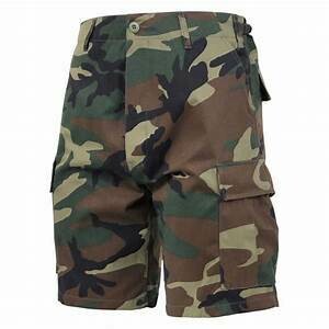 BDU Shorts - Woodland Camo