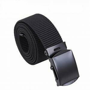 Web Belt - Black/Black HD Nylon