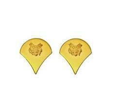 Army Insignia - Spec 4 Rank, Gold fin