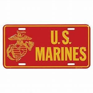 USMC License Plate