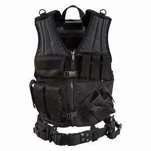 Tactical Molle Vest, Cross Draw - Oversized