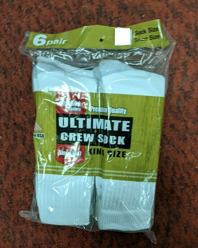 Crew Socks - 6 Pair