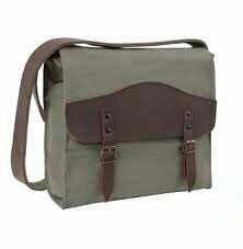 Canvas Medic Bag w/Leather Accents Canvas Medic Bag w/Leather Accents