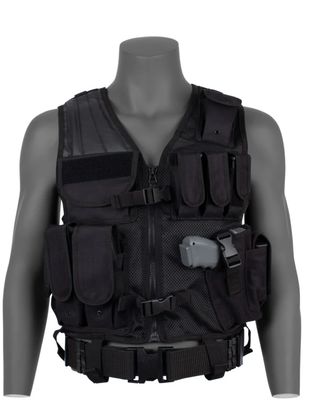 Tactical Molle Vest, Cross Draw