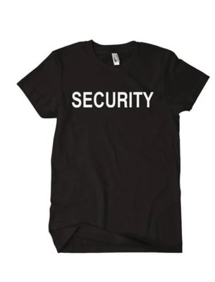 'Security' T-Shirts, Short Sleeves