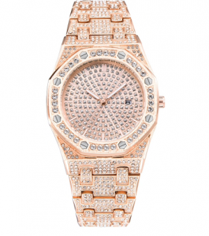 Watch Quartz Octo micropave rhinestones Watch Quartz Octo micropave rhinestones