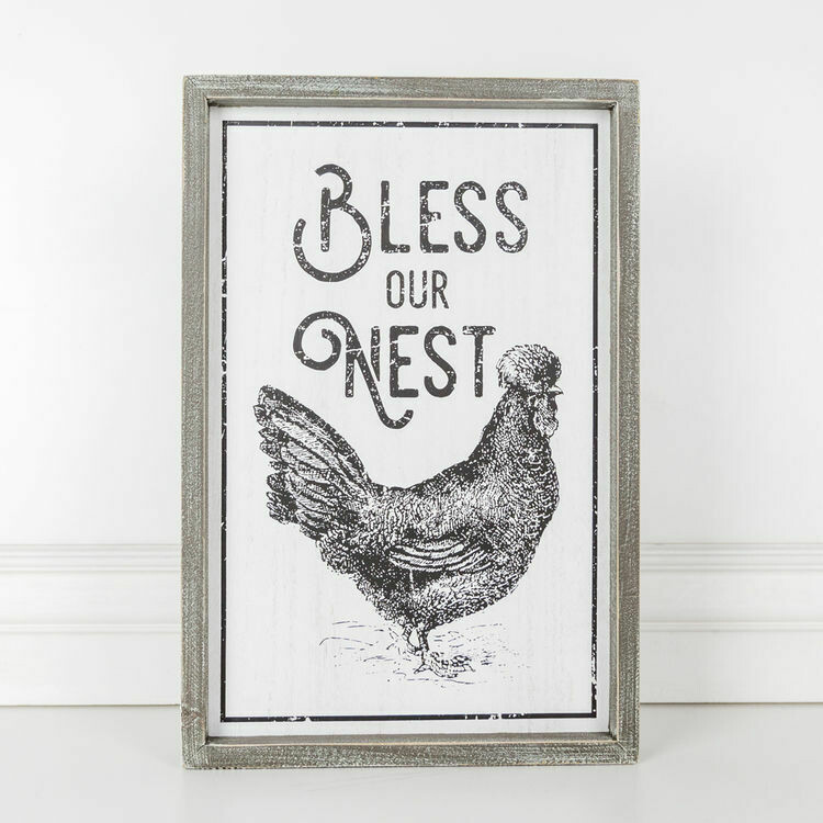 Bless Our Nest Wooden Sign