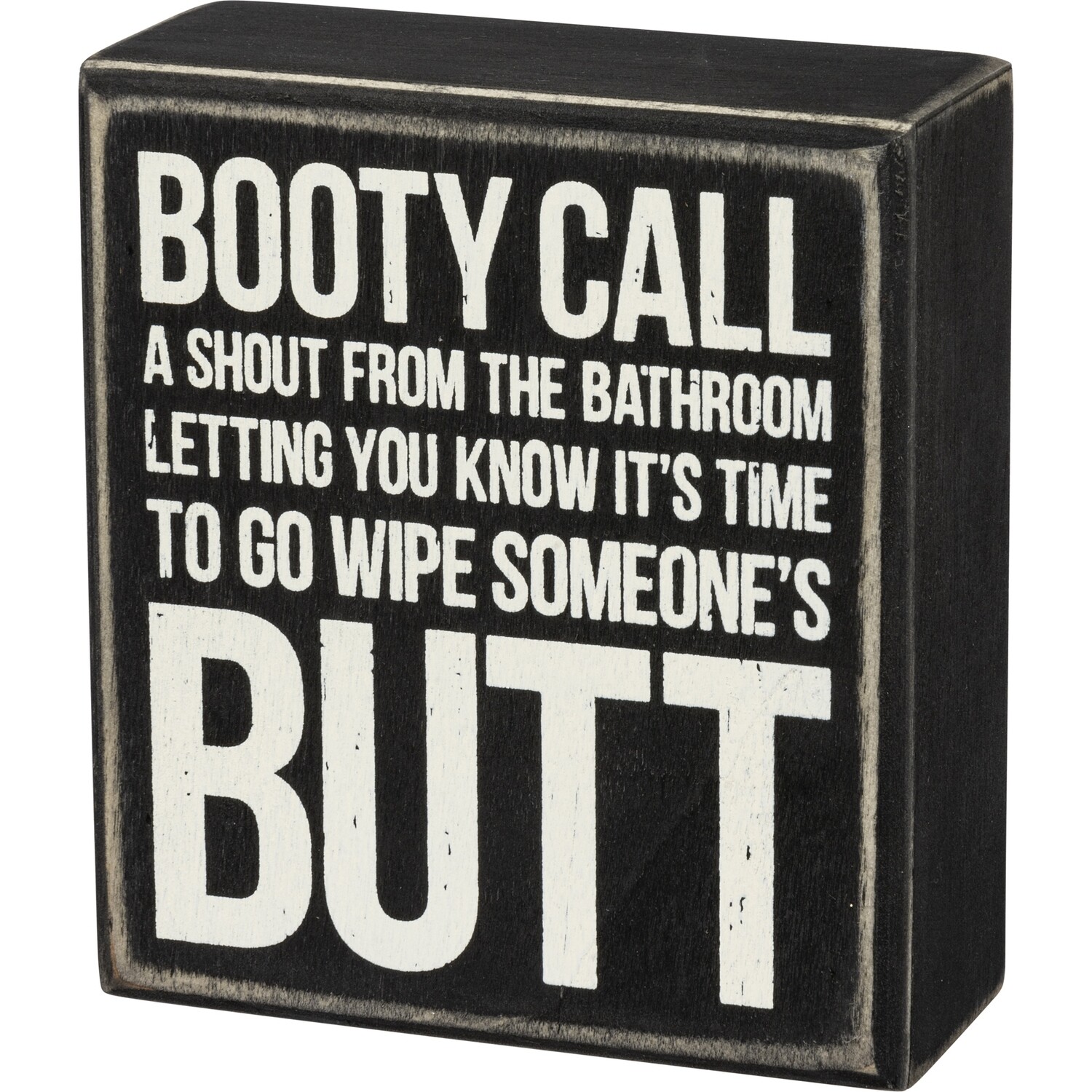 Booty Call Box Sign