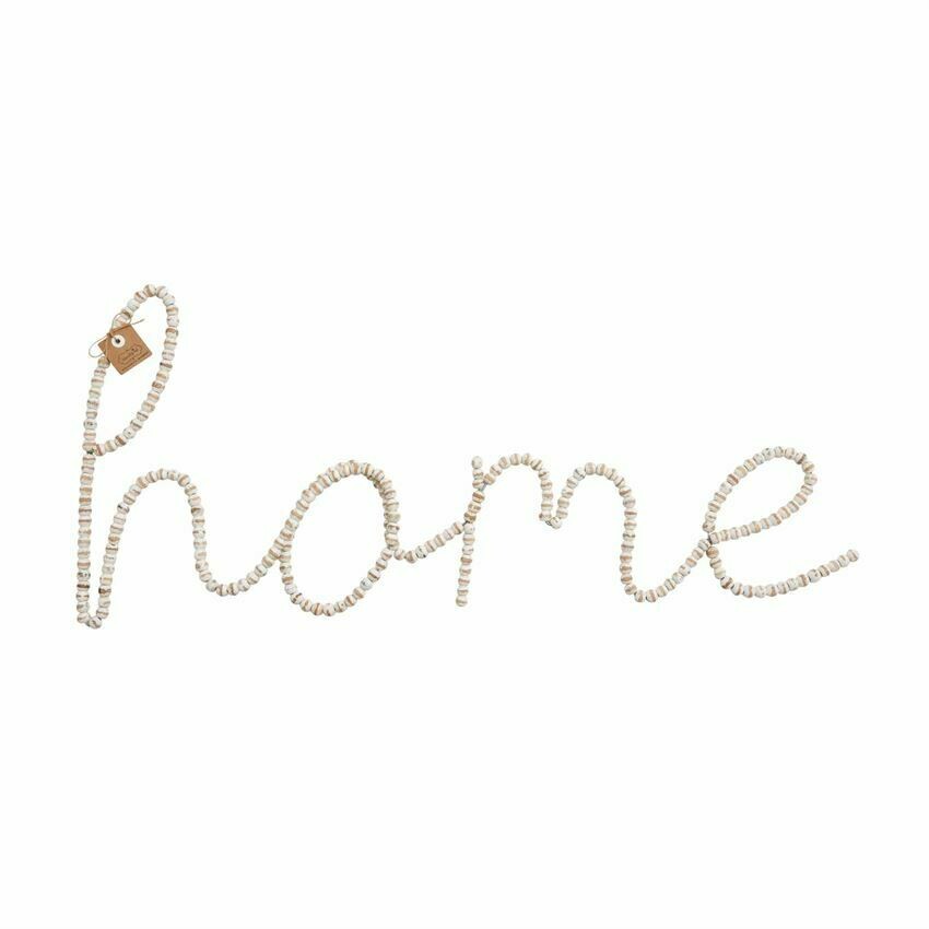 Beaded Home Sign