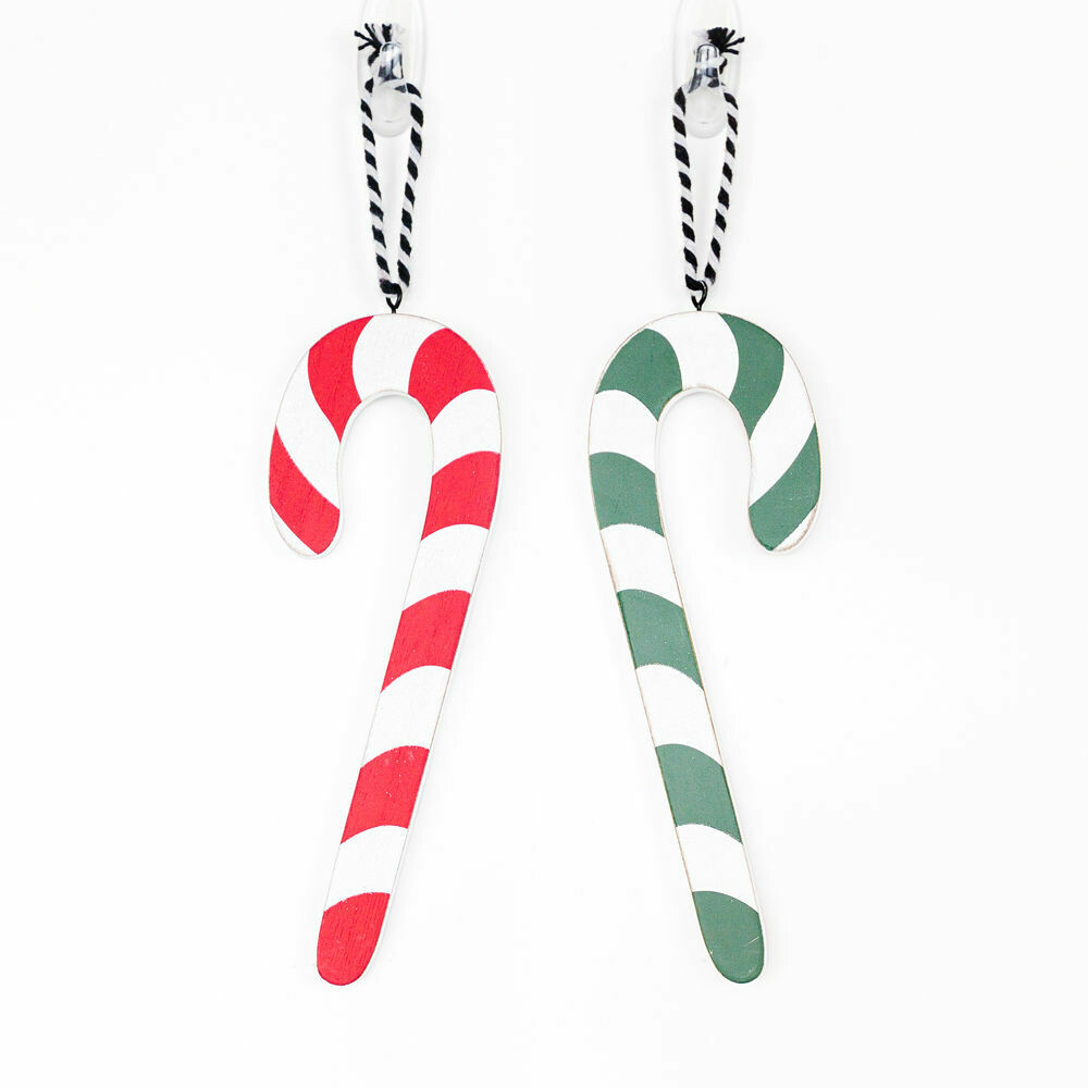 Reversible Sparkle Hanging Candy Cane