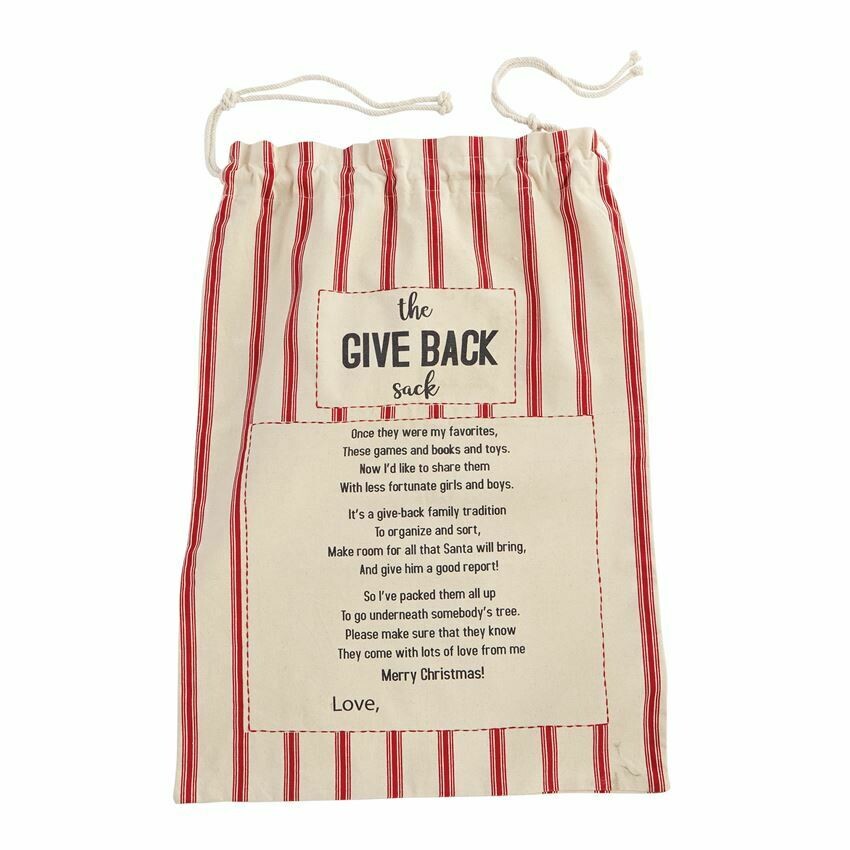 Striped Give Back Sack