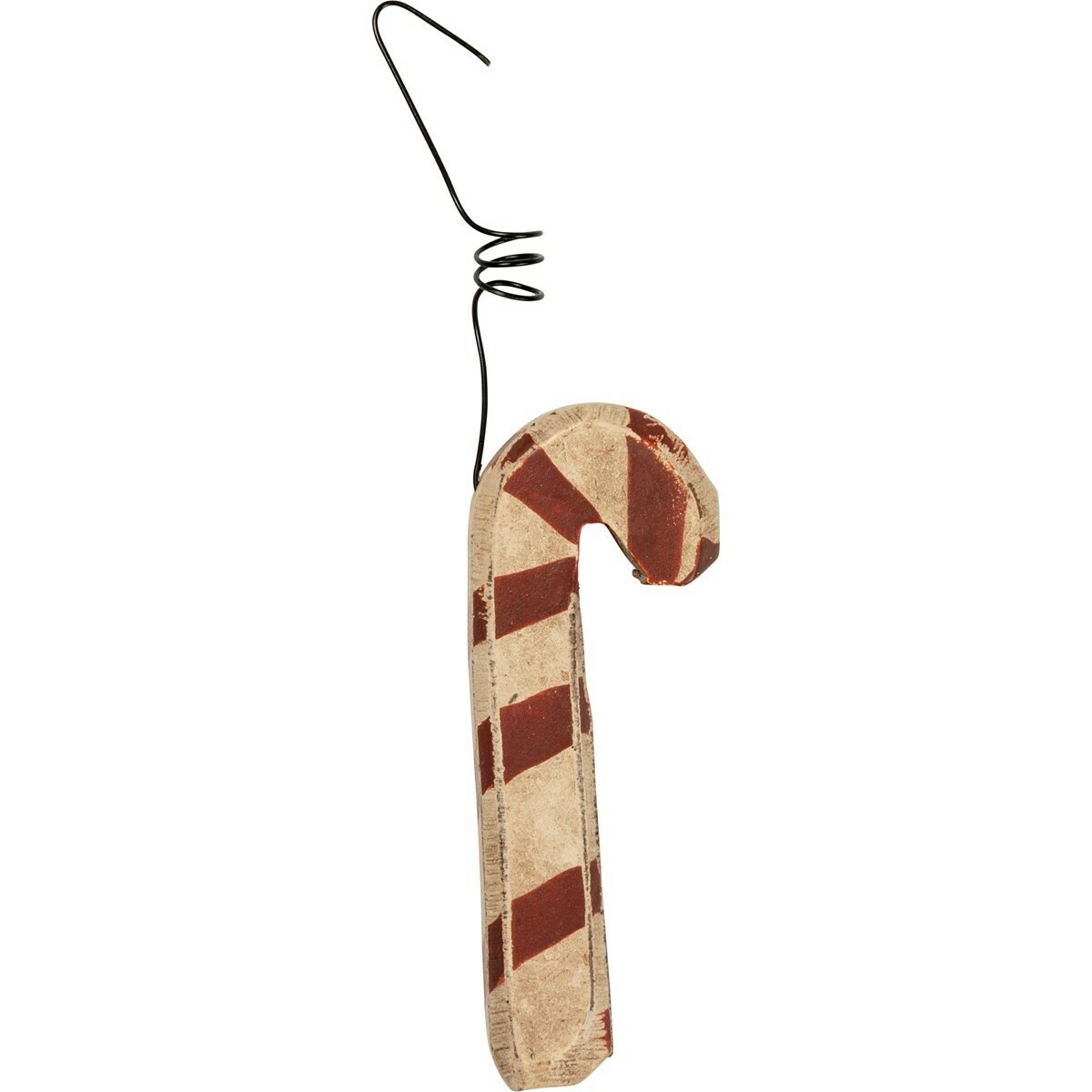 Sm Wood Candy Cane Ornament