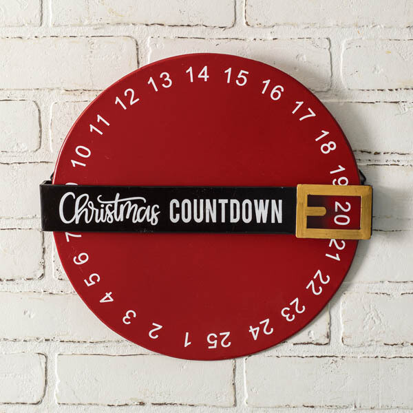 Spinning Santa Belt Christmas Countdown