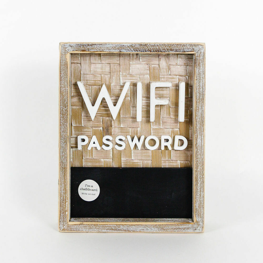Natural WiFi Password Sign